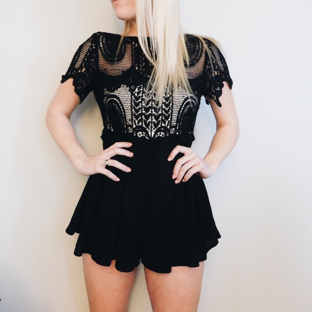 Lace Romper